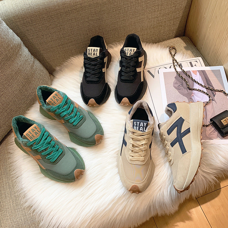 Women's Single-lining Platform Casual Dad Sports Shoes