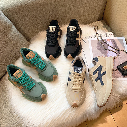 Women's Single-lining Platform Casual Dad Sports Shoes