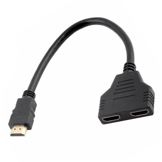 jojofuny Splitter Out Video Adapter För Lcd Led Tv Projektor Och Spelkonsol Ingen Förlust Ingen Fördröjning För Hemmabio Och Kontor