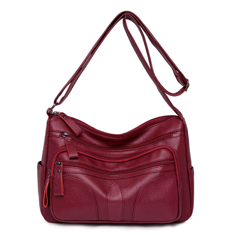 Large Capacity Pu Leather Shoulder Cross Body Bags