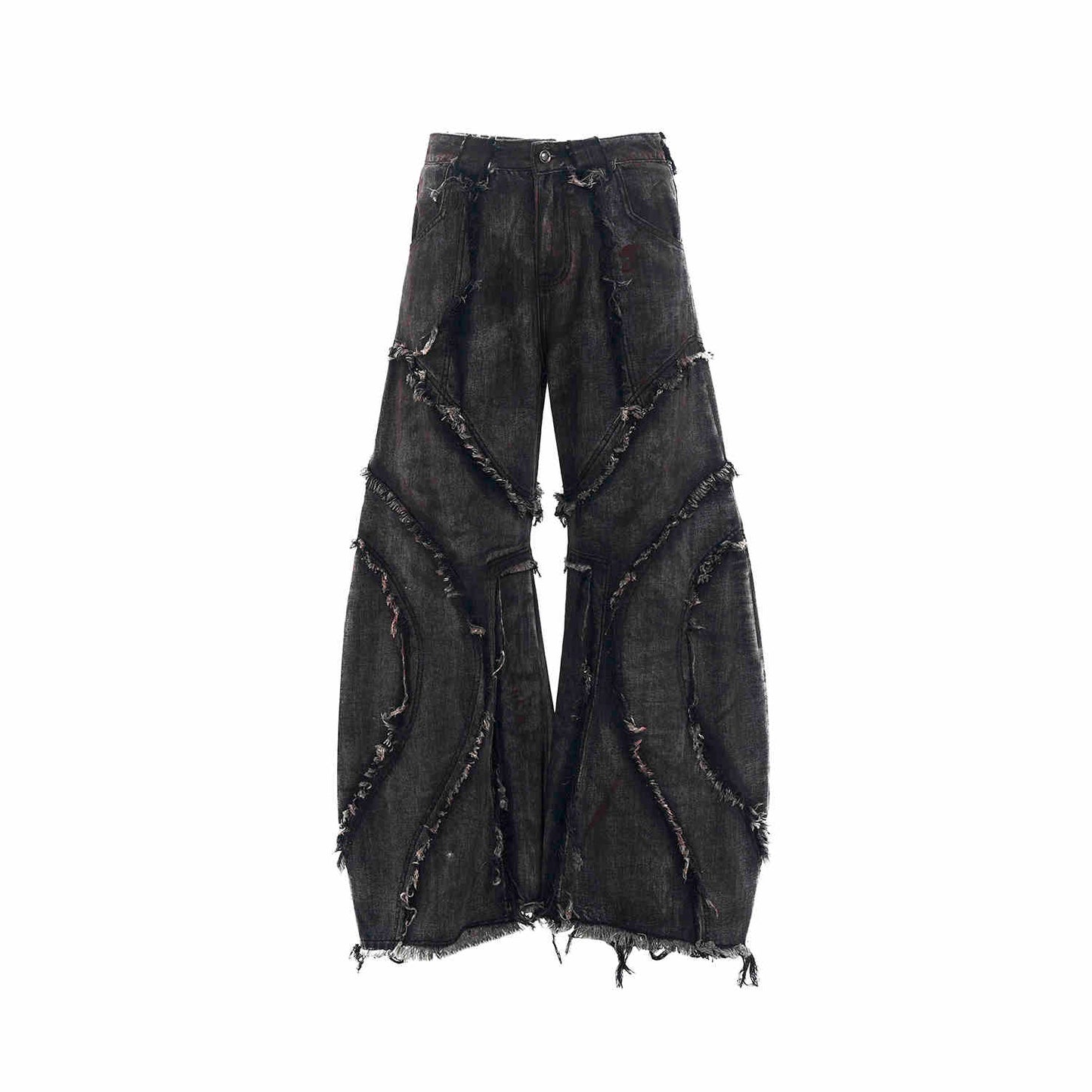 Men's Spring Hand-painted Wide-leg Pants