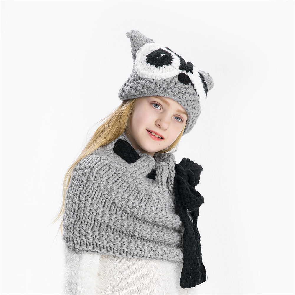 Fashion Personality Children's Owl Woolen Hat