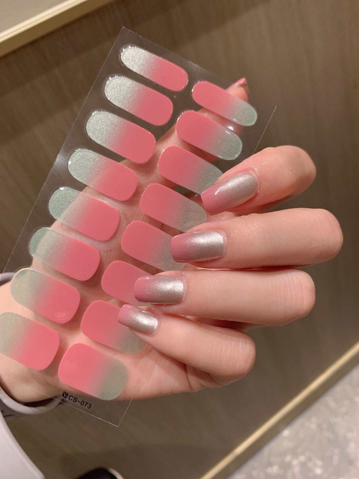 Gradient Color Nail Sticker Spring And Summer Comely Finger