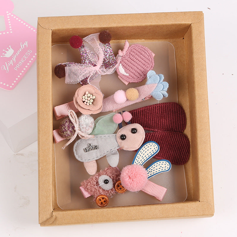 Girl's hairpin 10 piece set