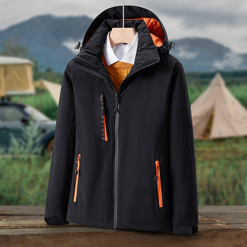 Outdoor Shell Jacket Men's Single Layer Spring And Autumn