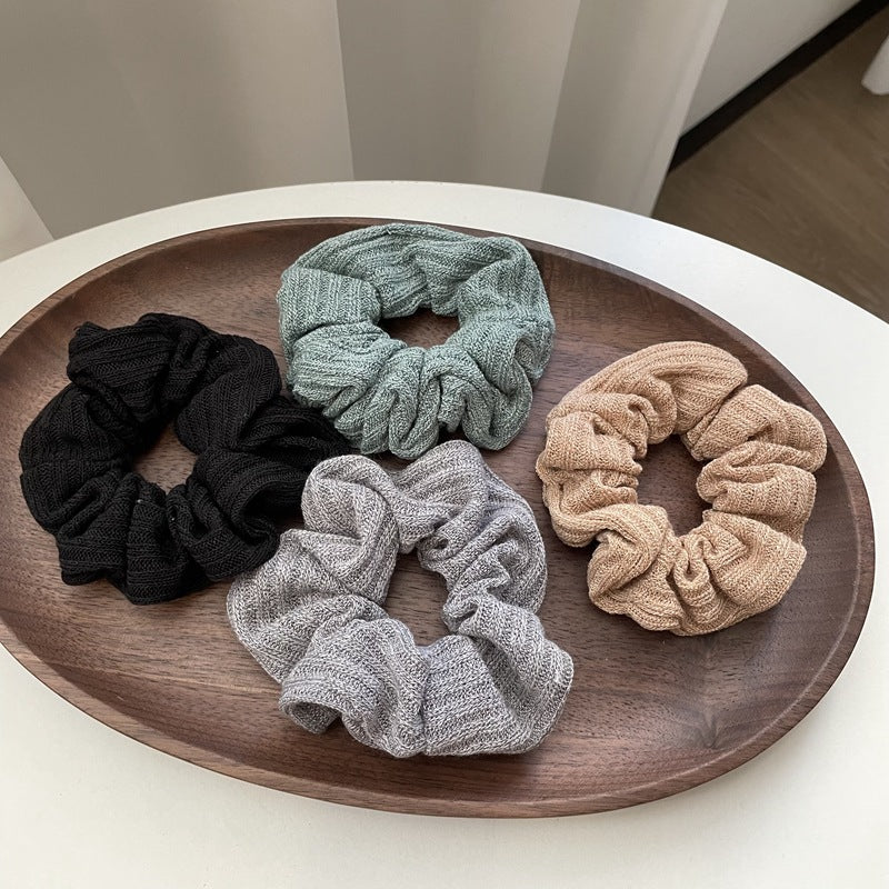 New Simple Knitting Large Intestine Hair Loop Accessories