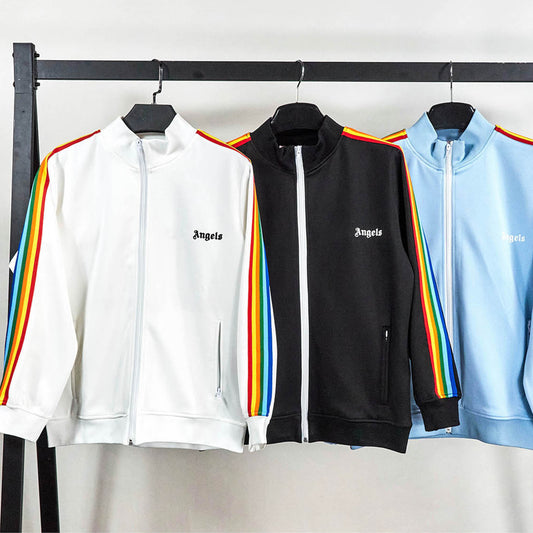 Angel Rainbow Side Woven Strip Classic Retro Loose Solid Color