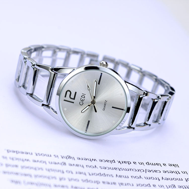 Hollow dial waterproof watch