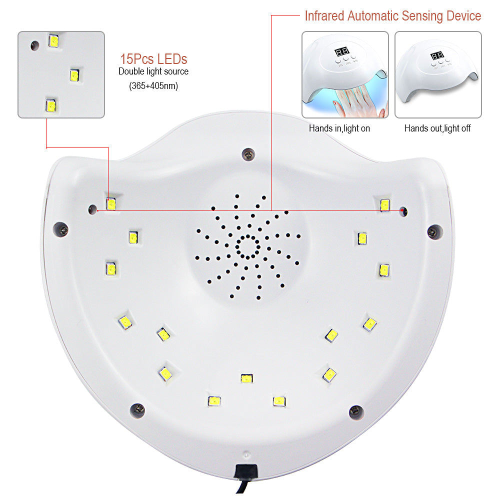 Phototherapy nail machine