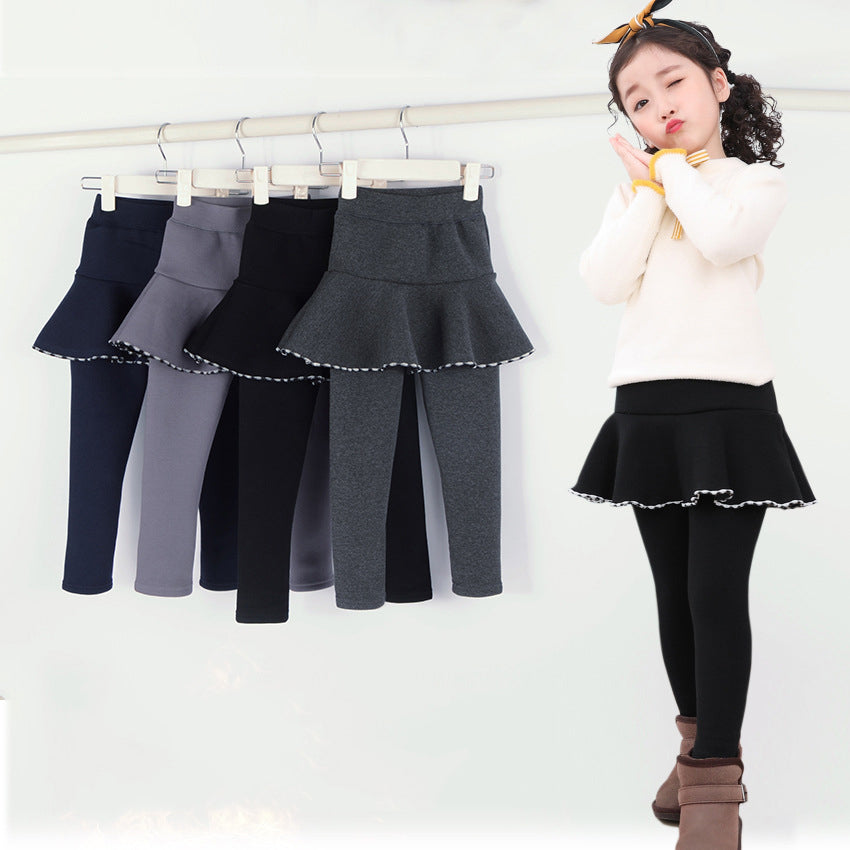Children's Fake Two Piece Culottes