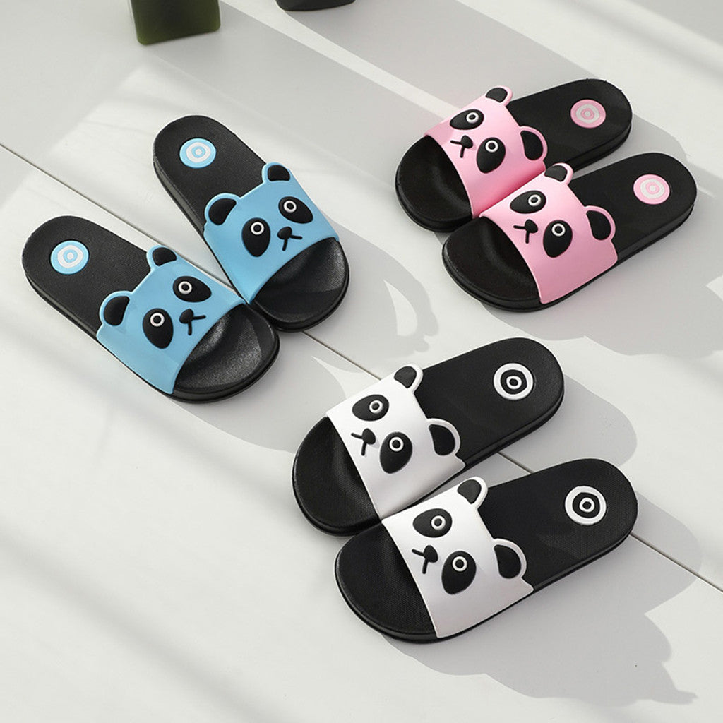 Cute indoor household bath slippers