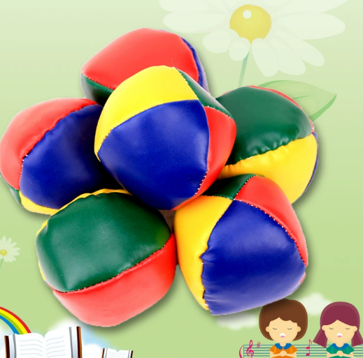 PU leather sandbag-Smiley face-Random pattern-1 piece