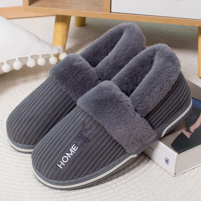 Women's Home Indoor Warm Plush Cotton Shoes
