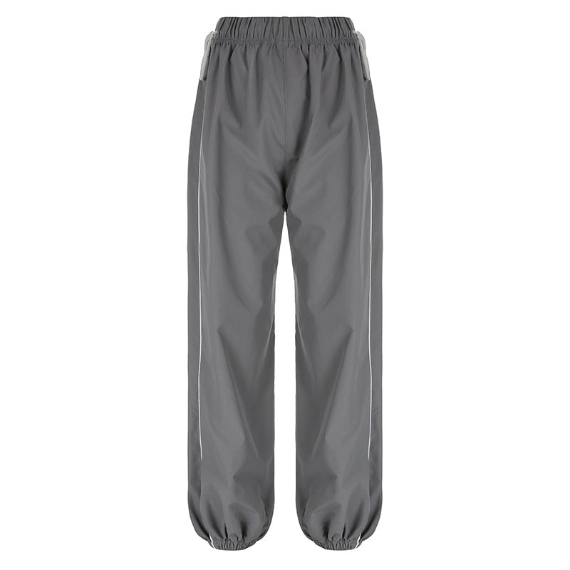 Women's Fashionable Woven Casual Trousers