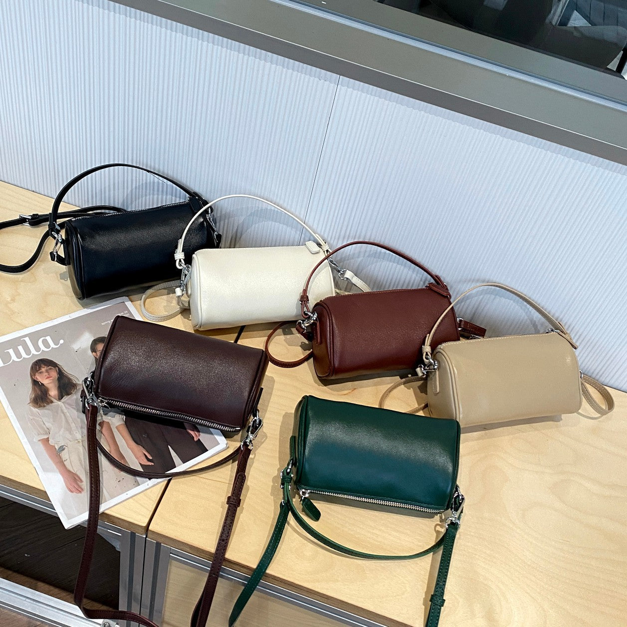 New First Layer Vegetable Tanning Leather Mobile Phone Bag All-matching And Lightweight