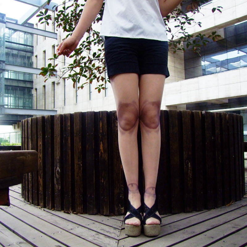 Joint Socks Autumn And Winter Women's Printed Romper Stockings