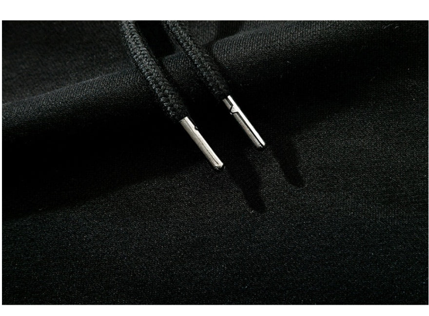 Niche Flame Print Hoodie