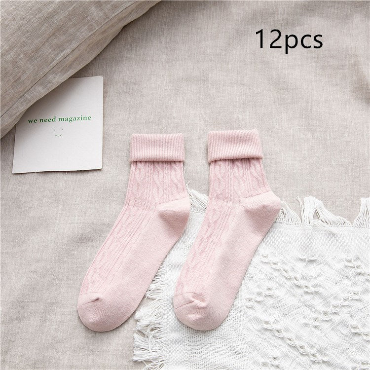 Japanese warm cotton socks