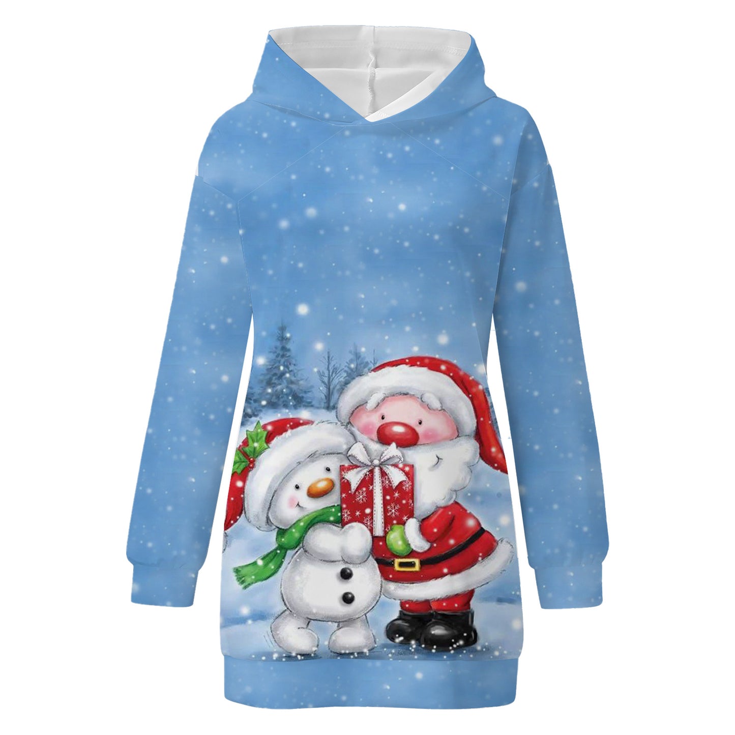 Christmas Print Hoodie Digital Printing