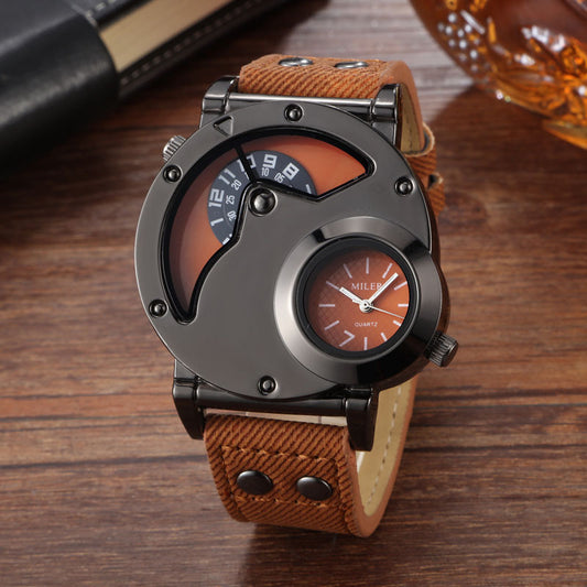 Dual movement quartz watch