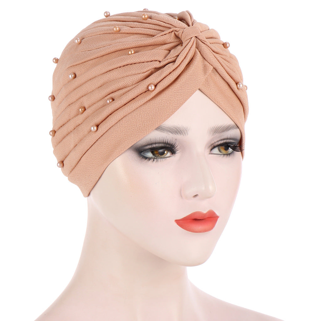 Casual Beaded Pleated Simple Toe Cap