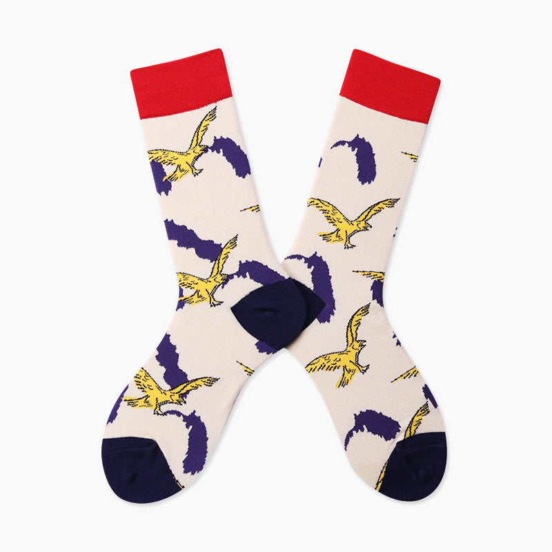 Patterned ladies socks