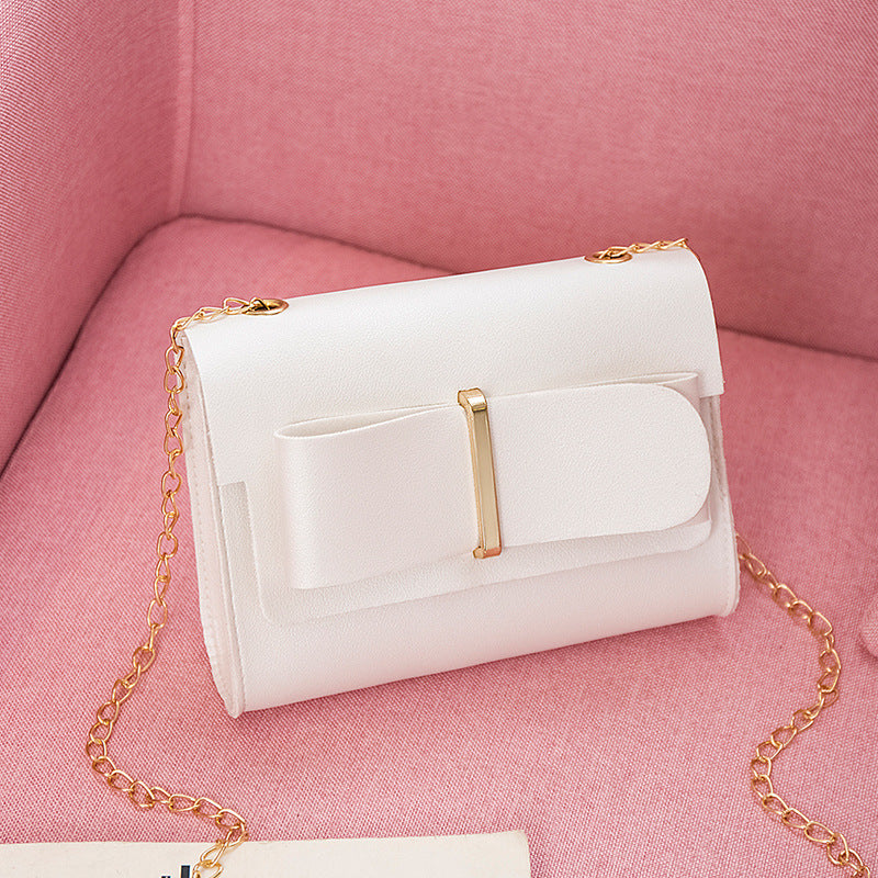 One Shoulder Crossbody Bag Solid Color Casual