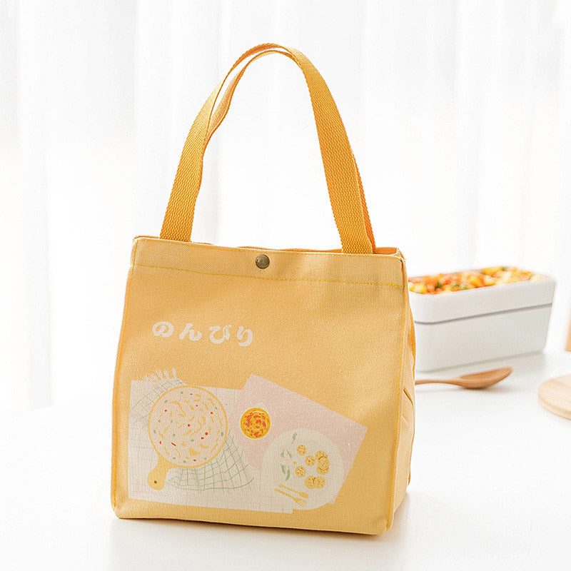Cute Portable Ladies Handbag Insulation Lunch Box Bag