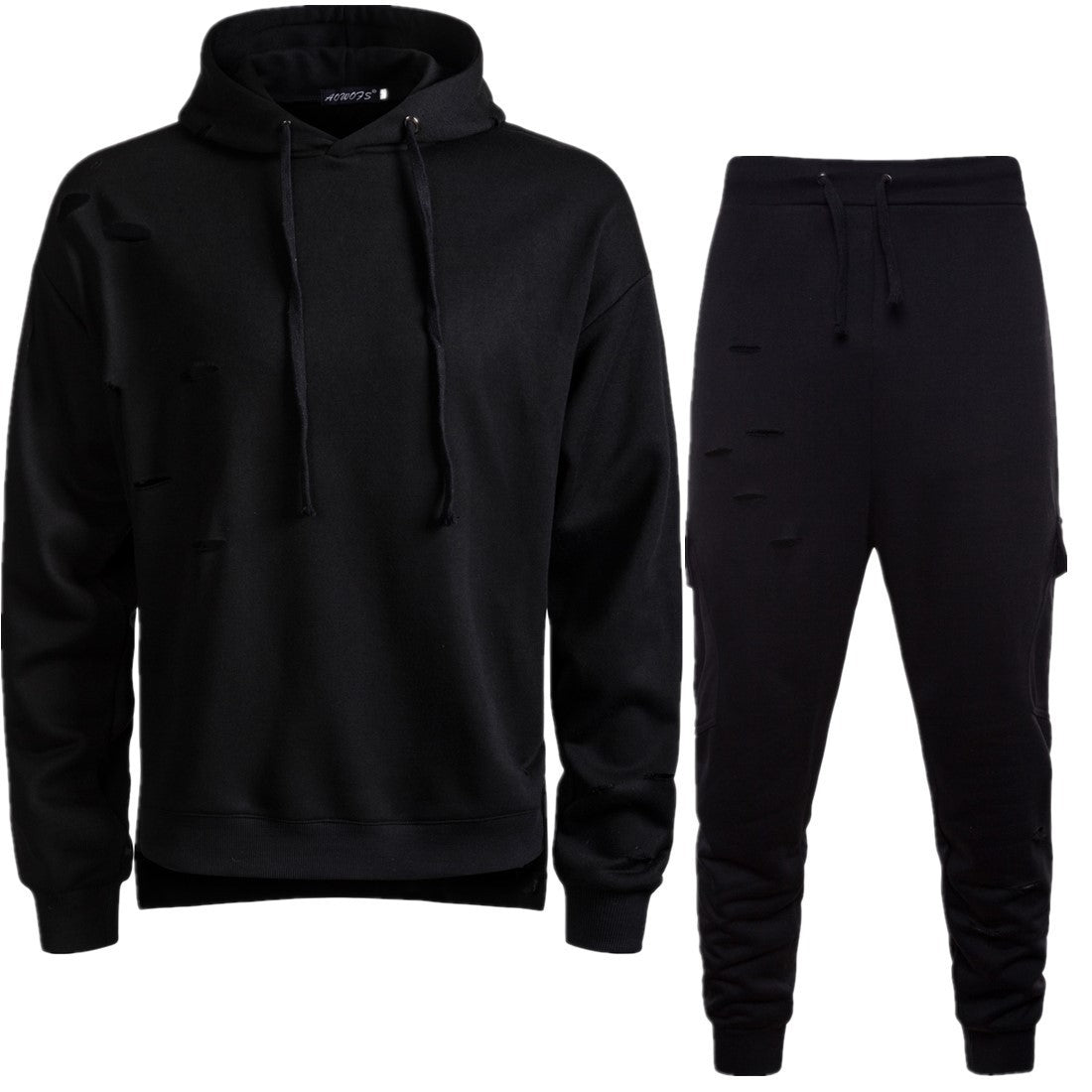 Sweater Suit Sports And Leisure Men's Ripped Suit