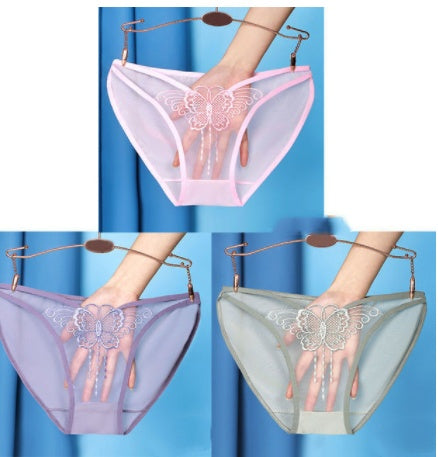 Butterfly High Elastic Breathable Transparent Briefs