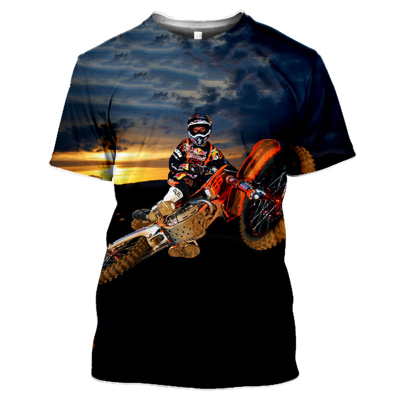 3D Digital Printing Men's Short Sleeve Casual T Shirt