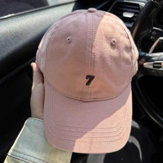 Trendy Digital 7 Embroidered Baseball Cap