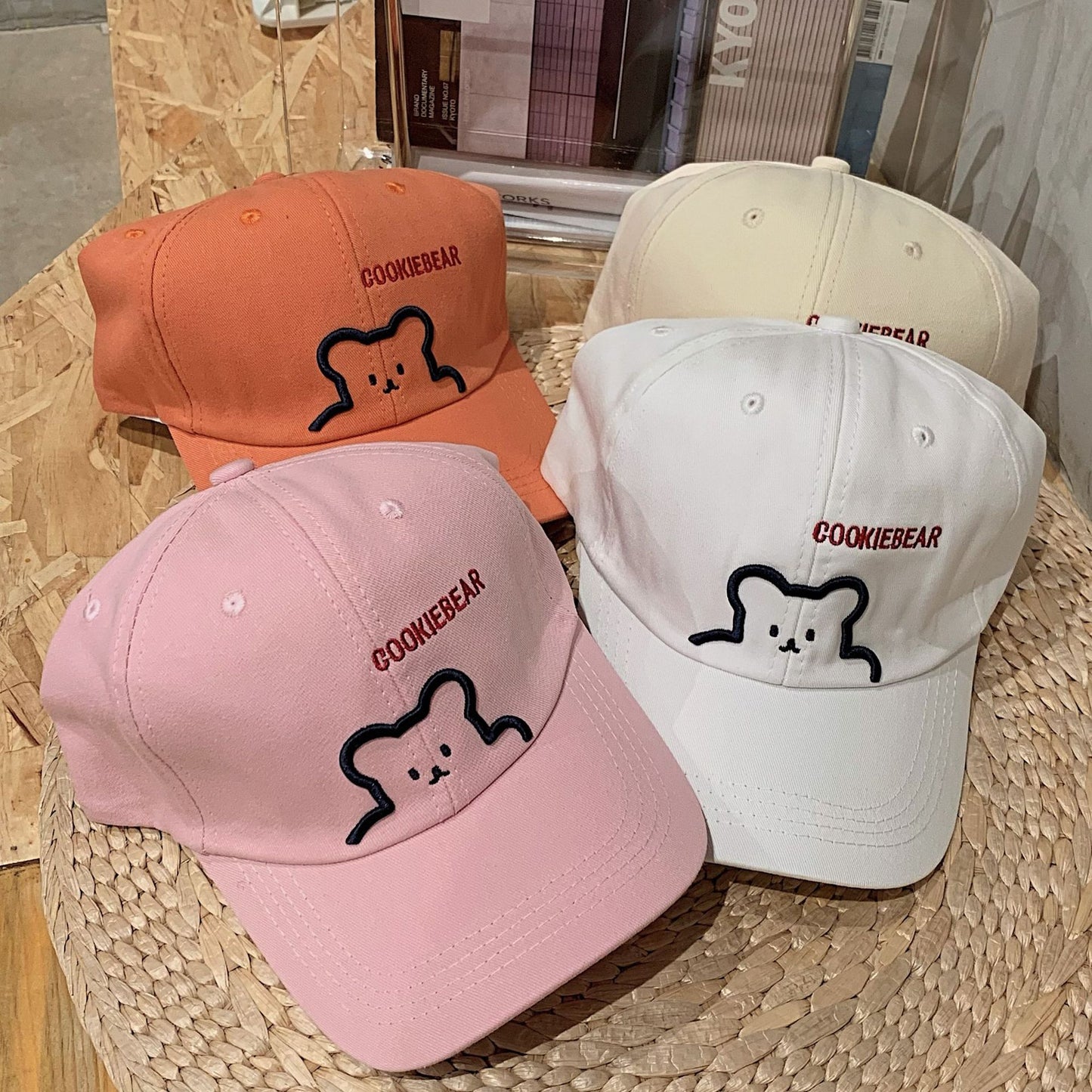 Leaning Bear Outdoor Sports Baseballkasket Tide