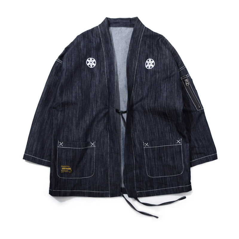 Japansk broderi og vindkåbe