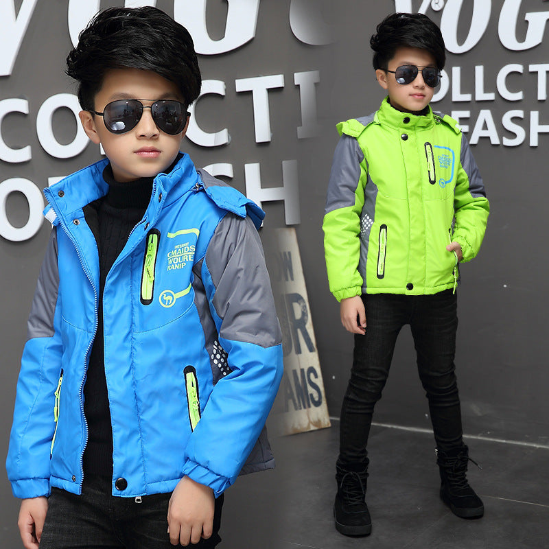 Older Children's Warm Windbreaker Jacket