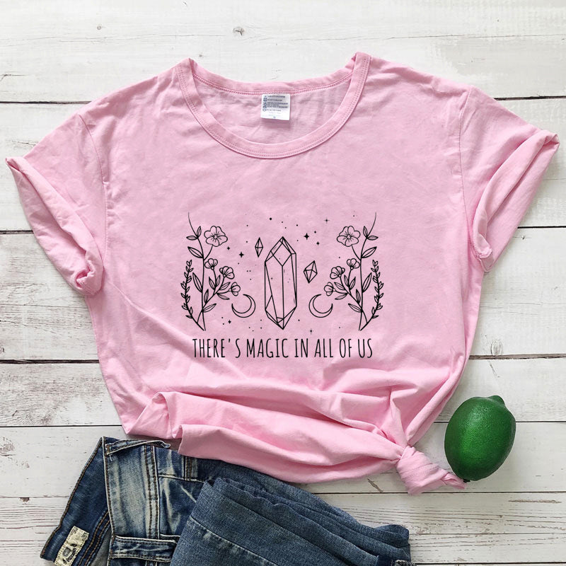THERE'S MAGIC IN ALL OF US New Women's Short-sleeved T-shirt