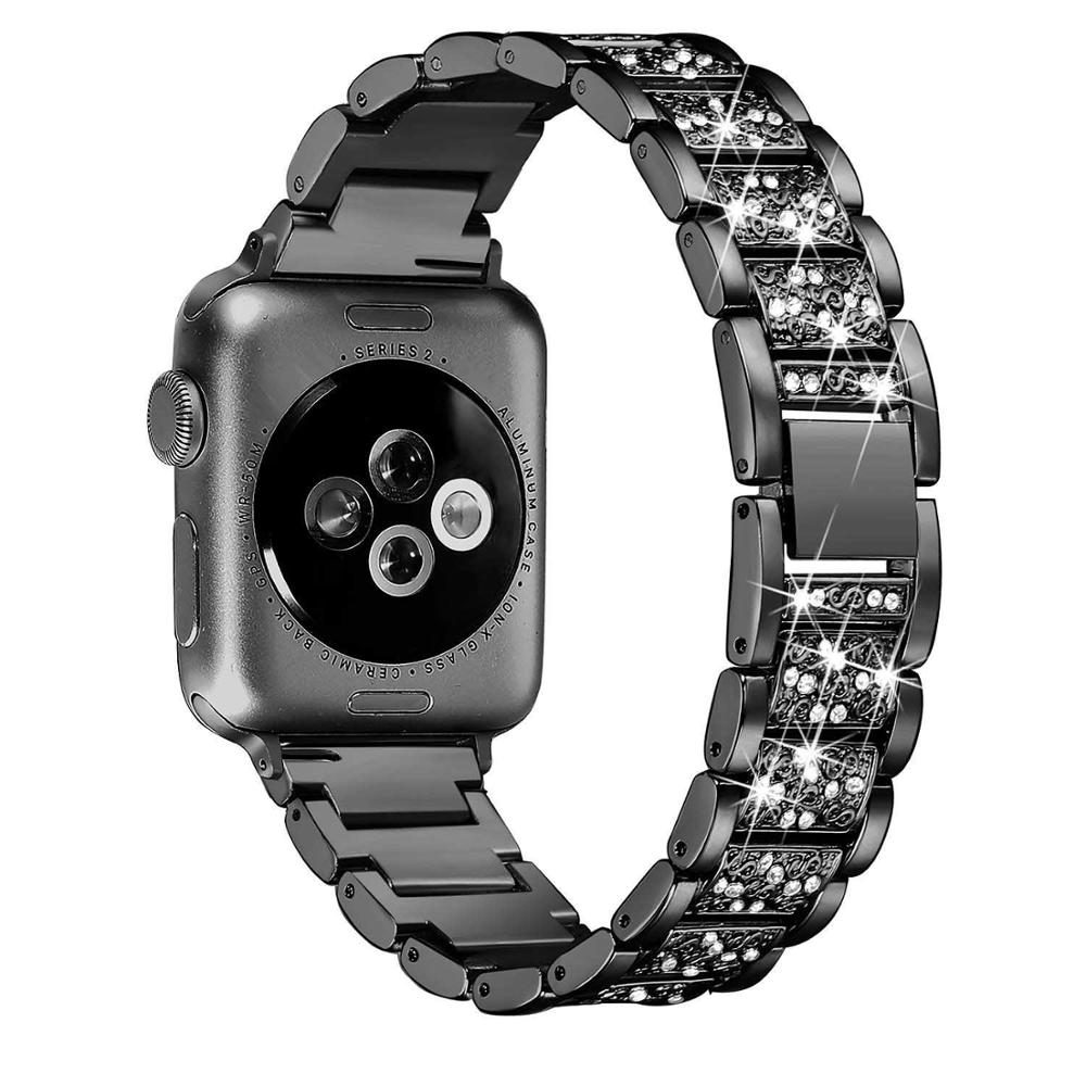 Applicable to  smart watch band with diamond
