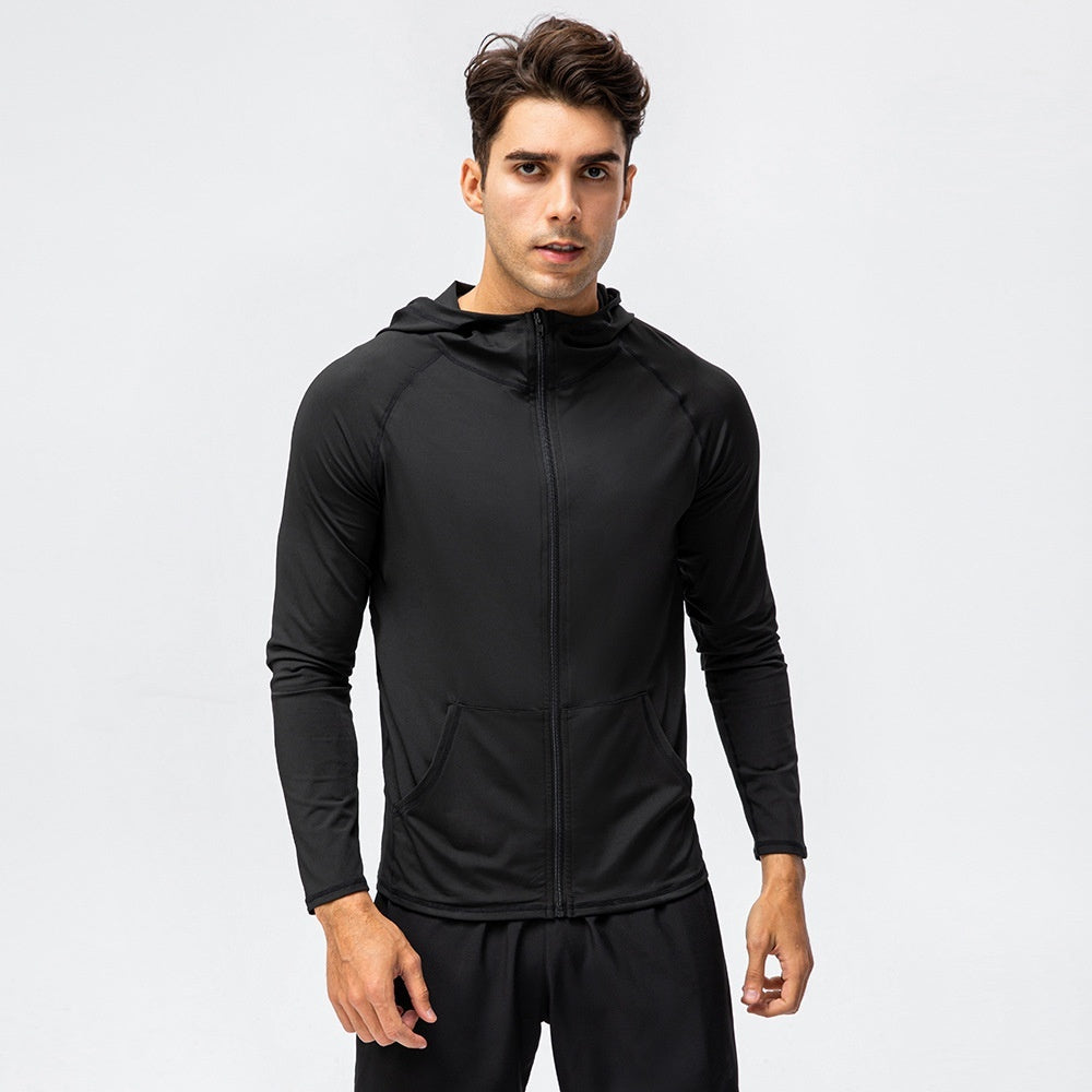 Men's Autumn And Winter Sports Zipper Casual Hoodie Quick-drying Coat