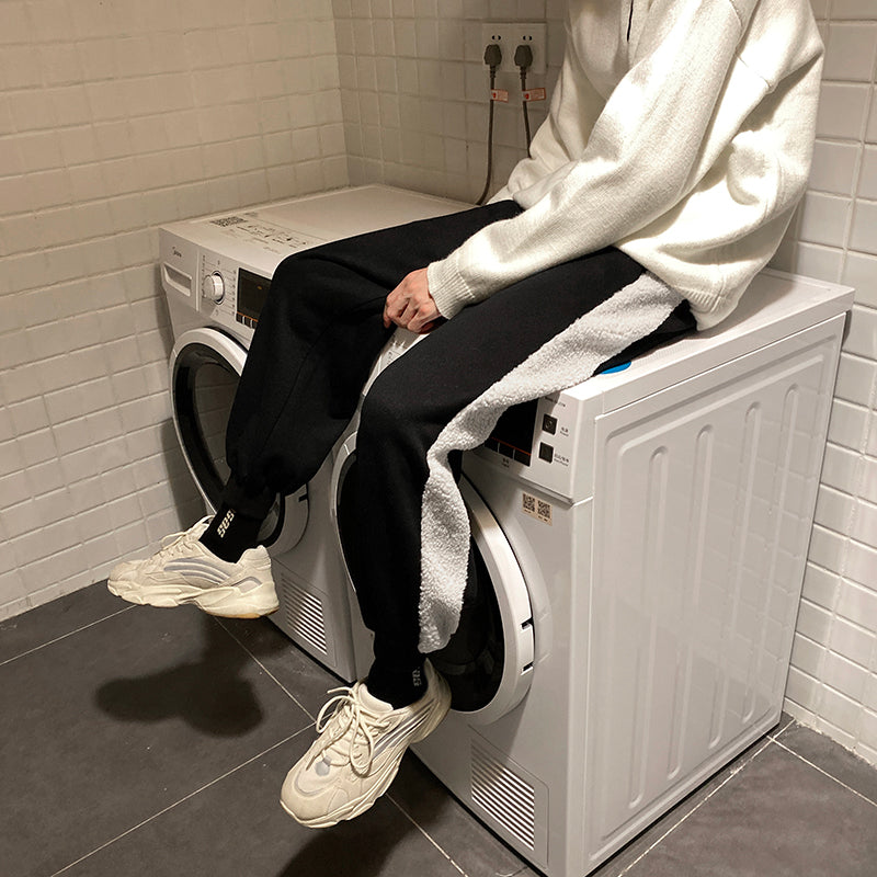 Cashmere straight student casual pants