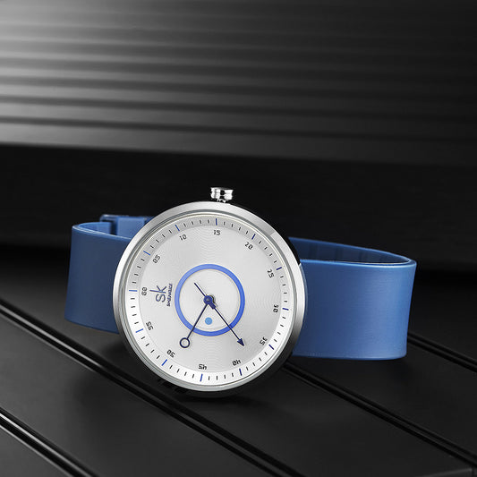 Unisex Circle Sword Hour Watch
