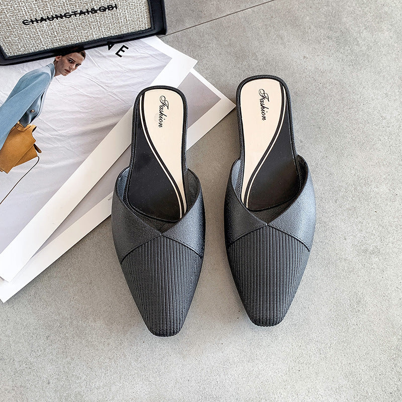 Home Indoor Soft Sole Ladies Half Slippers