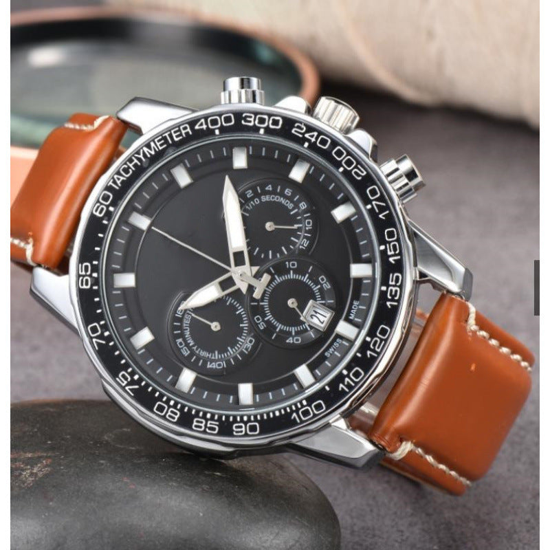 Men's Day Six-pin Full-function Quartz Watch