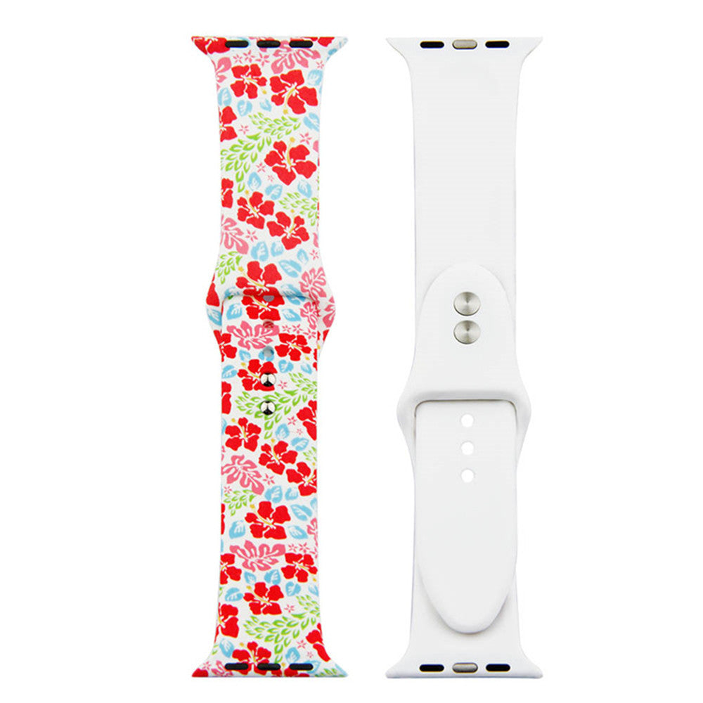 Silicone European And American Color Strap For Watch
