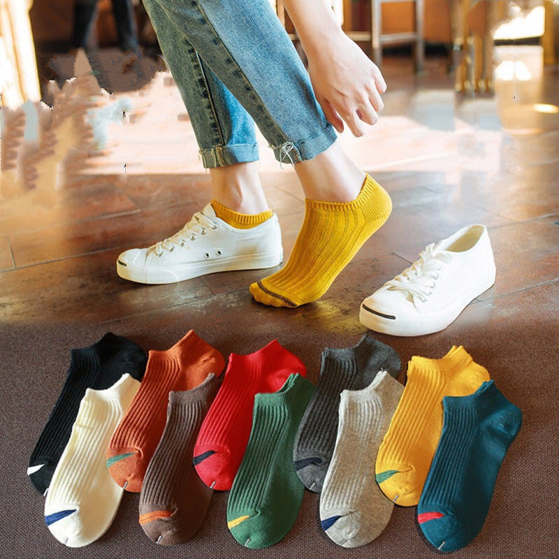 Socks Female Retro Flower Purple Bubble Mouth Palace Style Short