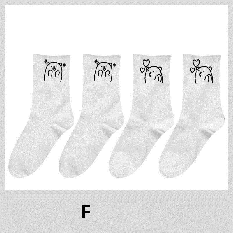 Cute funny solid color stockings