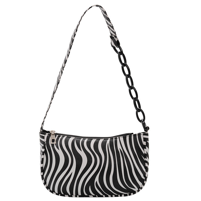 Ladies cow pattern shoulder bag