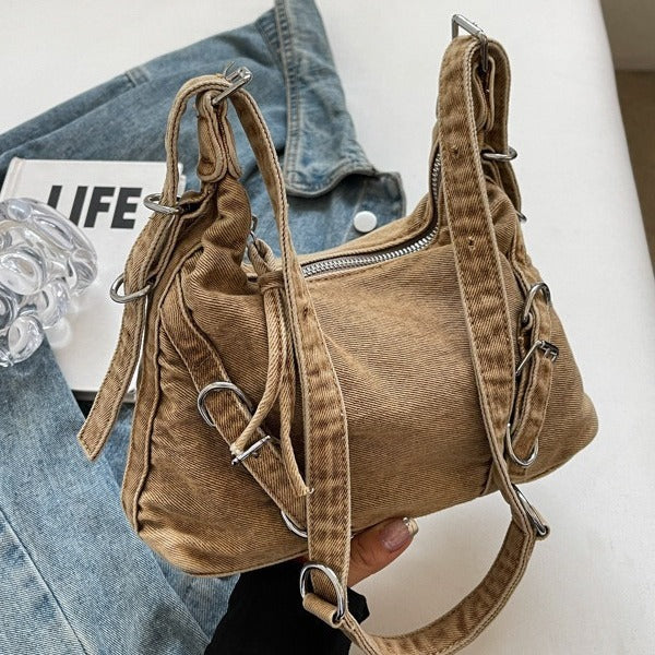 Denim Women's Western Style Shoulder Messenger Bag