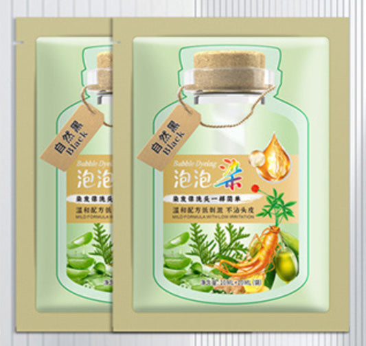 Plant Extract Bubble Hair Dyeing Cream