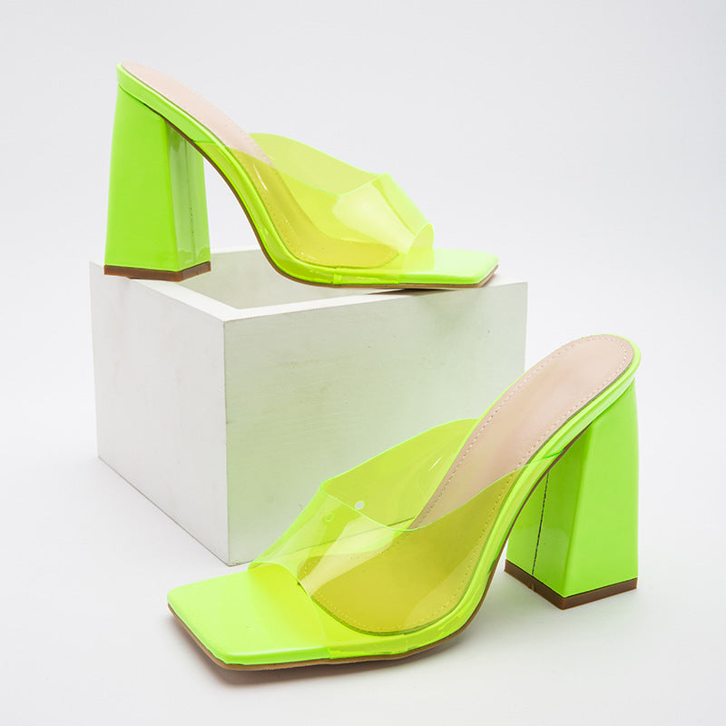 European And American Fashion Candy Color Sandals Women