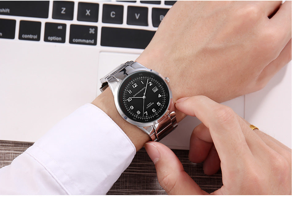 Men's Waterproof Calendar Quartz Watch